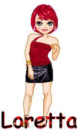 nome glitter loretta