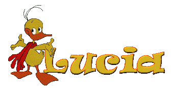 Scritte nomi femminili lucia