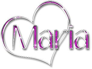 scritta animata maria
