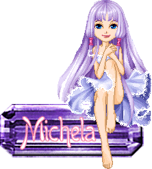 scritta animata Michela