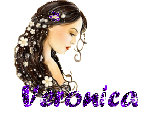 veronica scritta glitterata