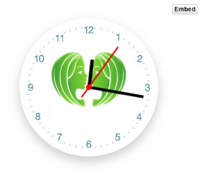 gratis orologio con lo stemma gemelli