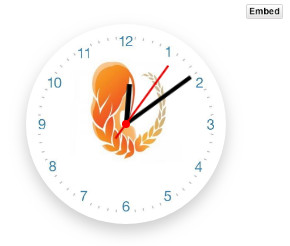 gratis orologio con lo stemma del vergine