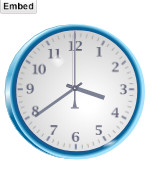 orologio per siti e per blog