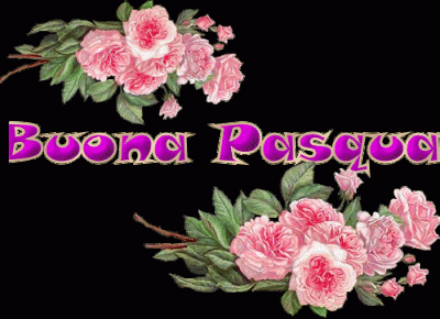 biglietto con augurio di buona pasqua