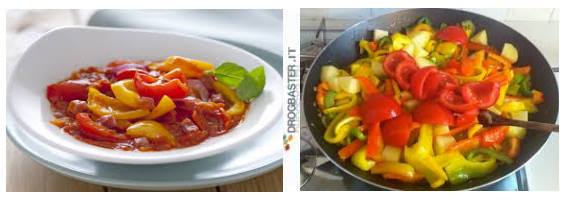 ricetta contorno peperonata