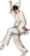 gif di pulcinella personaggio delle maschere