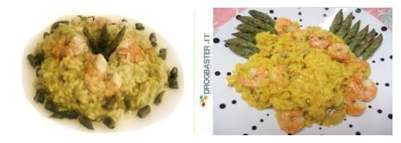 risotto con asparagi e gamberetti
