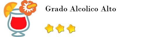 cocktail grado alcolico Alto valutazione: 3