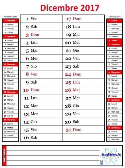 mese di dicembre 2017
