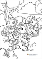 pony immagini da colorare per pasqua