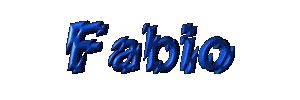 scritta glitter Fabio