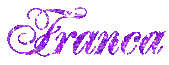 scritta nome Franca