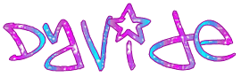 Glitter nomi maschili italiani davide