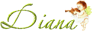 diana scritta glitter