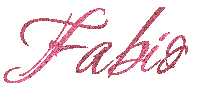 scritta nome Fabio
