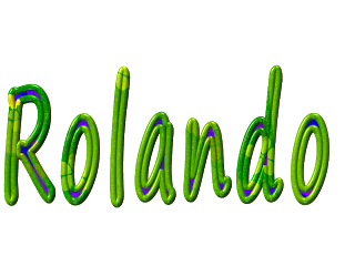 Scritta Nome Rolando