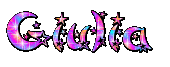 giulia scritta animata