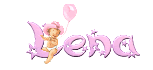 lena scritta glitter