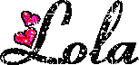 lola  nome glitter