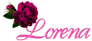 lorena nome glitter
