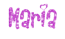 scritta nome maría