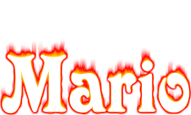 scritta mario