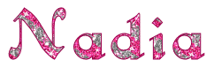 scritta nome nadia