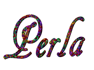 Scritte Glitterate perla