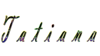 nome glitter Tatiana
