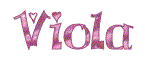 nome glitter Viola