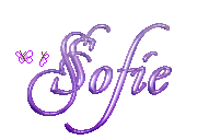 Scritta Nome sofie