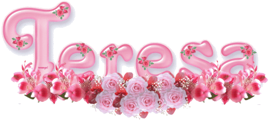 scritta animata Teresa