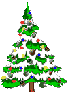 albero di natale animato
