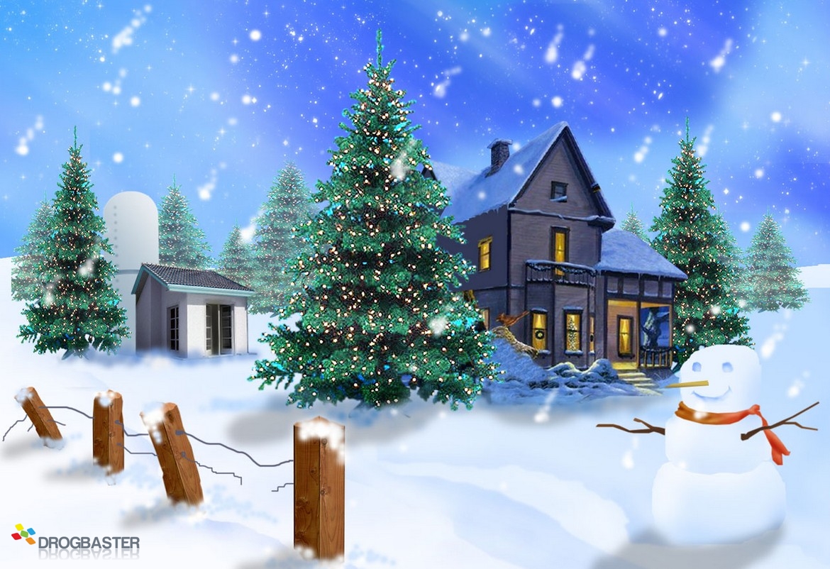 Paesaggi Natalizi Sfondi.Sfondi Per Android E Iphone Per Le Festivita Del Natale