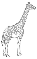 animale dello zoo Giraffa