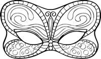 Maschera - Farfalla