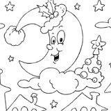 notte di natale da colorare