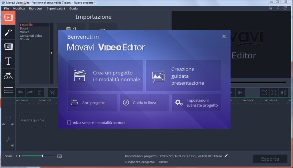 anteprima movavi video editor