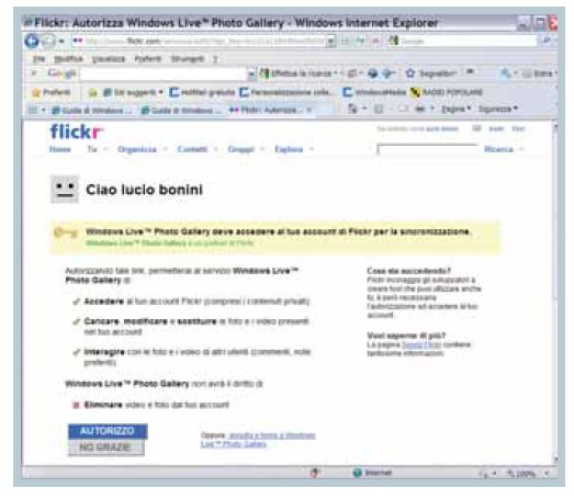 condivisione su flickr