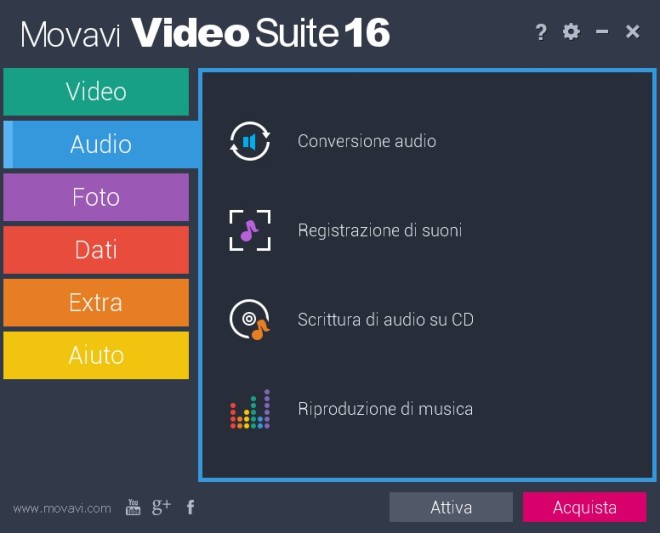 movavi video suite 16 audio