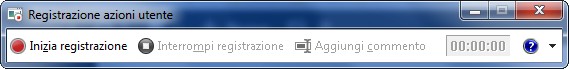 registrazione azioni utente windows