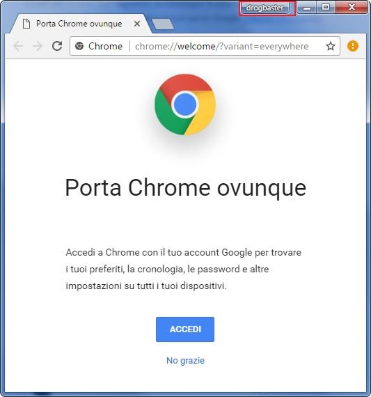 accesso nuovo utente