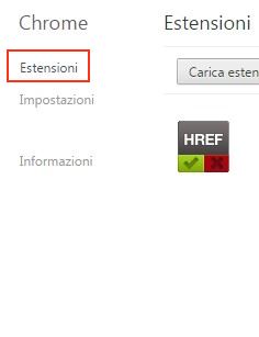 chrome estensioni
