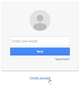 crea account gmail