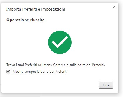 operazione riuscita