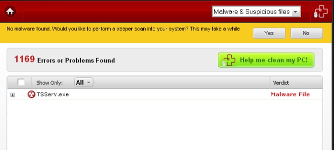 scansioni malware