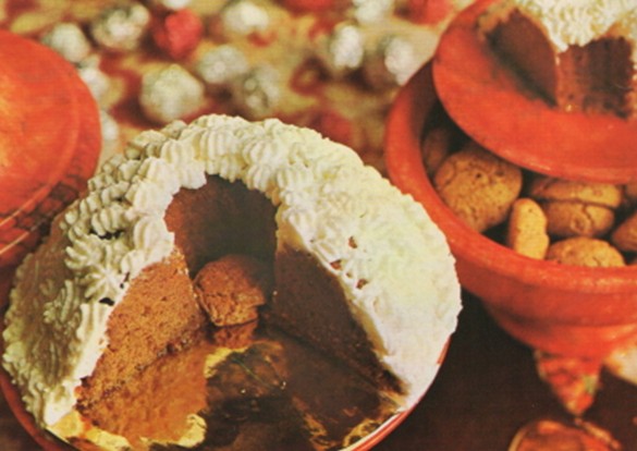 dolci dessert con pere e amaretti