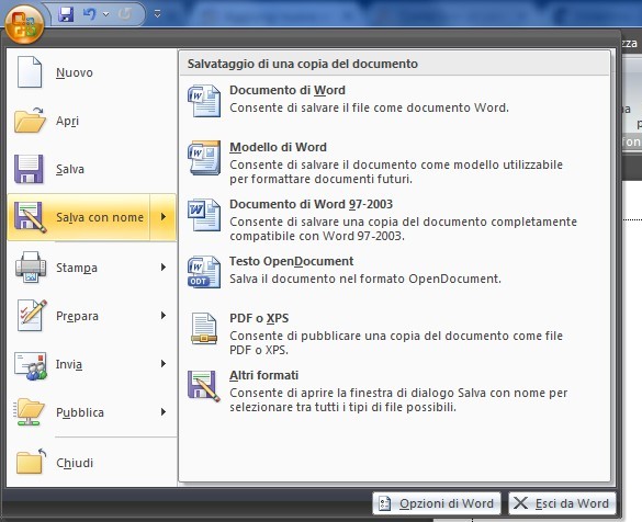 salva documento word