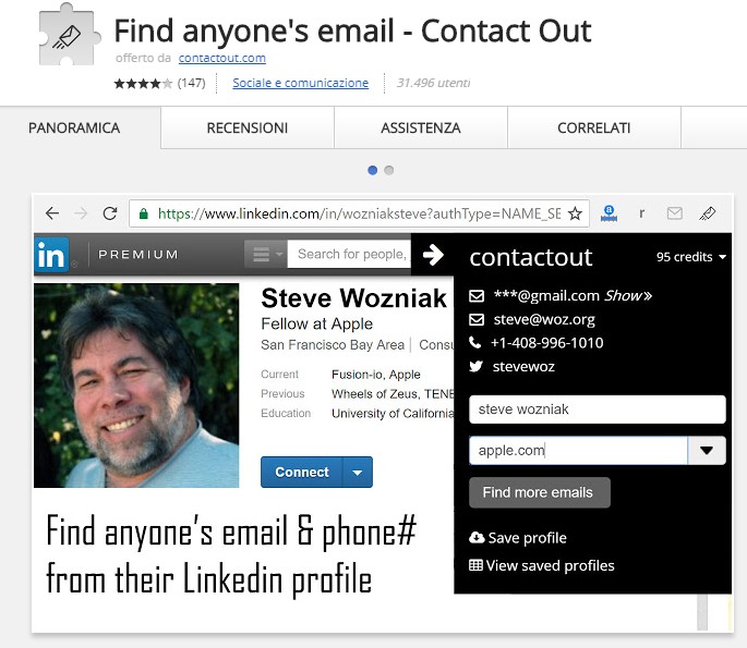 estenzione google chrome